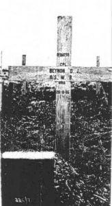 Cross - Headstone Grave D J Benyon